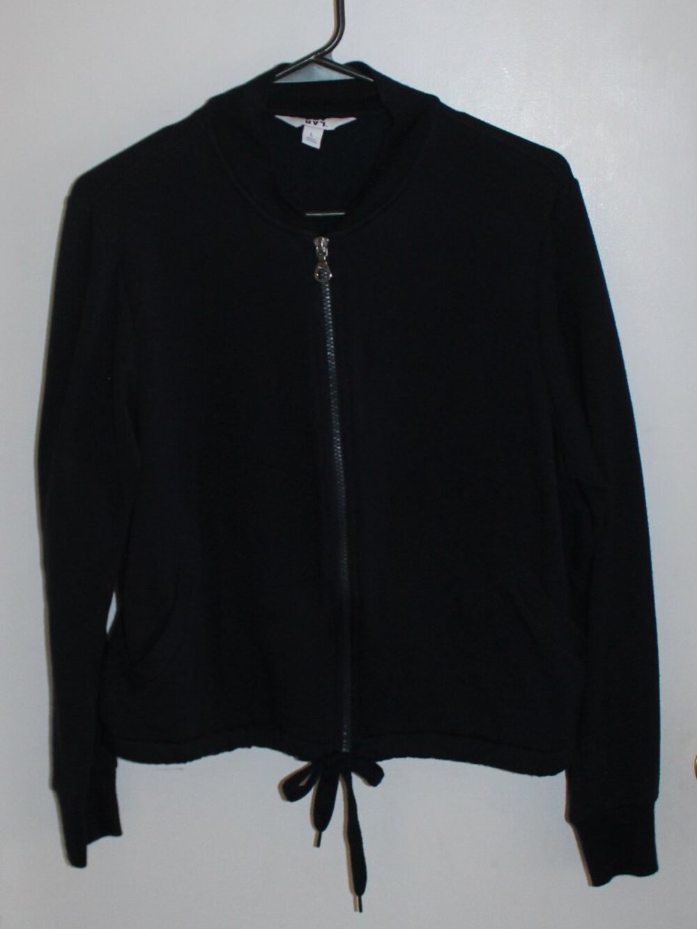 Women's Cozy Layering Fleece Jacket with Pockets- JoyLab Navy Blue Size L